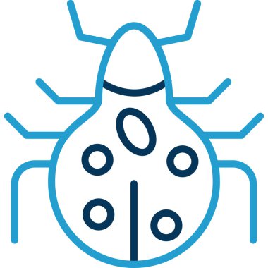 Böcek. Web simgesi basit illüstrasyon 