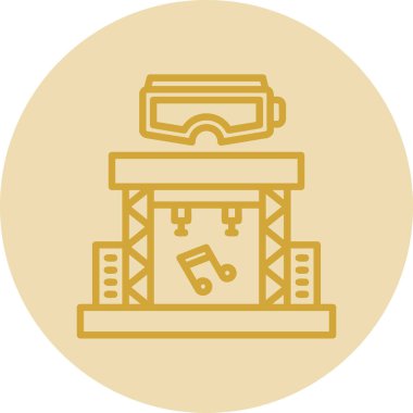 Modern oto tamir simgesinin vektör illüstrasyonu