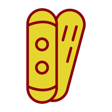 Çizgi film kırmızı kitabın vektör çizimi