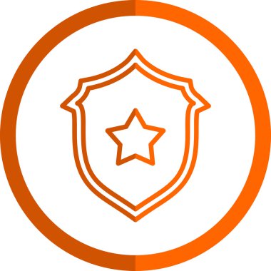 kalkan ikon vektör illüstrasyonu