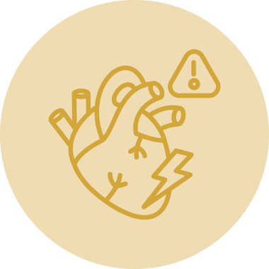 Organ ikonuyla düz kalp krizi. özet kalp 