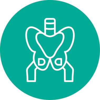 Bir köpek simgesinin vektör illüstrasyonu