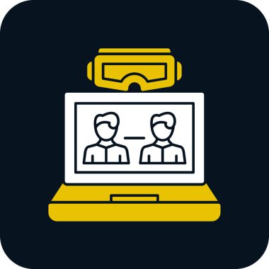 çevrimiçi eğitim ikonu vektör illüstrasyon tasarımı