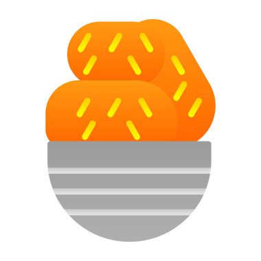 Fırın simgesinin vektör illüstrasyonu