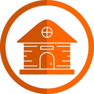 Kilise simgesi, vektör illüstrasyonu