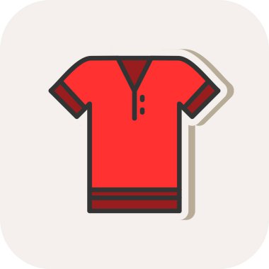 t-shirt simgesi, vektör illüstrasyonu basit tasarım