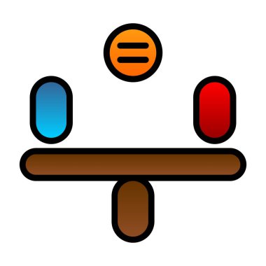 istikrar simgesi, vektör illüstrasyon tasarımı