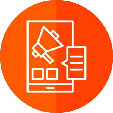 Bir belgenin bir simgesinin vektör çizimi