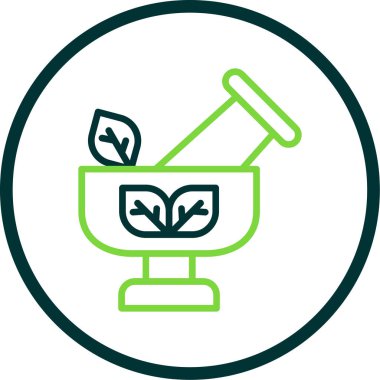 Havan ağı simgesi, vektör illüstrasyonu