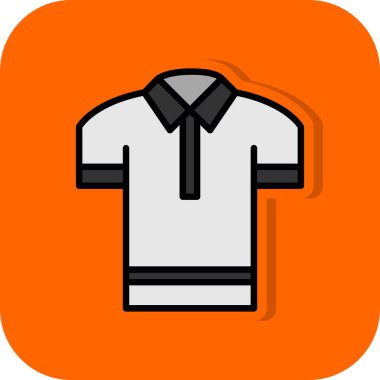 gömlek web simgesi, vektör çizim