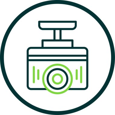 Kamera. Web simgesi basit illüstrasyon