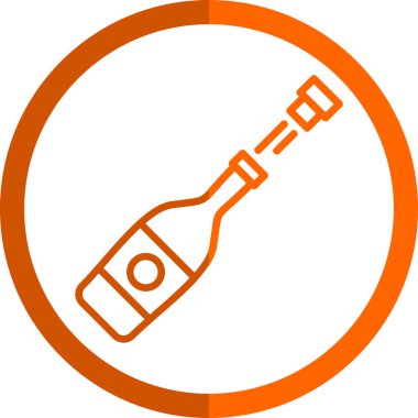 Modern alkol eksikliğinin vektör çizimi