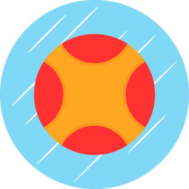 ball icon, vector illustration simple design