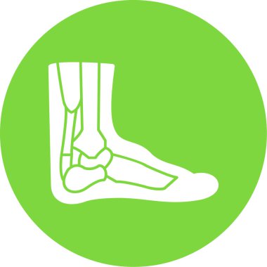 ayak simgesi, vektör illüstrasyonu