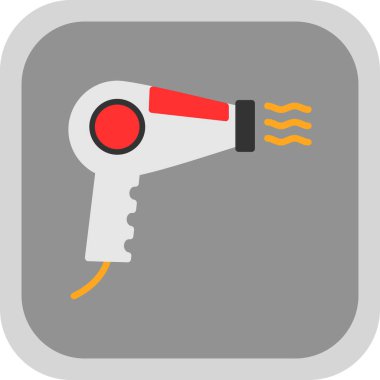 Kurutucu simgesinin vektör illüstrasyonu 