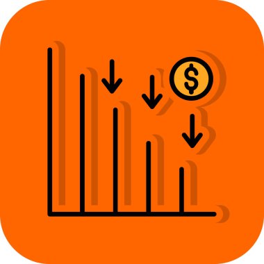 Satır çizelgesi simgesinin vektör çizimi 