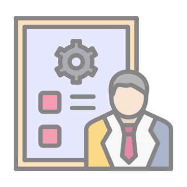 Vites simgesine sahip iş adamı