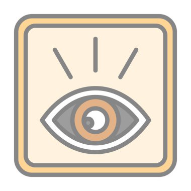 göz vektör simgesi modern basit illüstrasyon