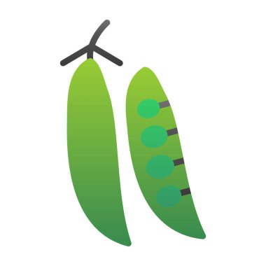 Bezelye. Web simgesi basit illüstrasyon           