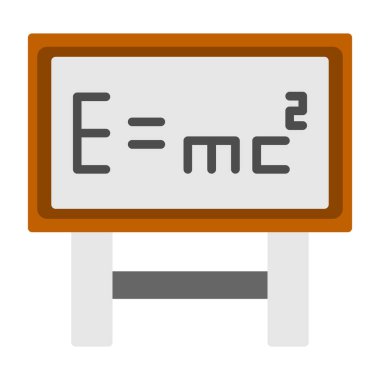 Bir matematik sembolünün düz vektör çizimi