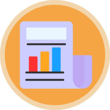 gazete simgesi, vektör illüstrasyonu basit tasarım