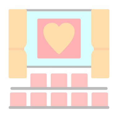 video simgesi, vektör illüstrasyonu