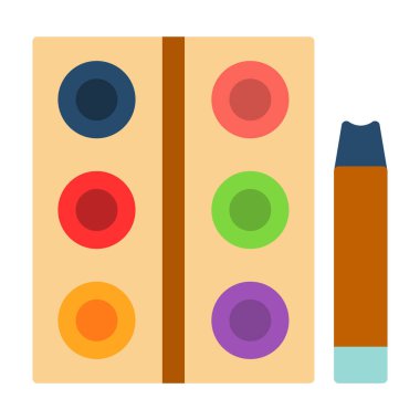 Palet simge vektör çizim