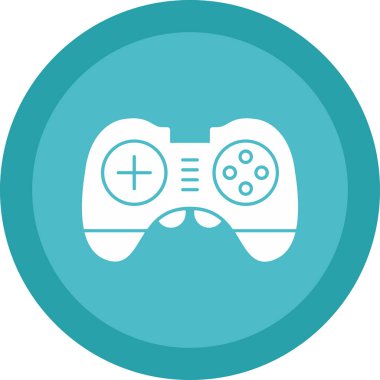 Oyun denetleyici web simgesi basit illüstrasyon 