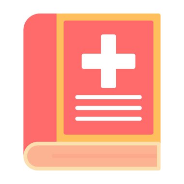 Kitap simgesinin vektör illüstrasyonu