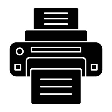  Printer web icon simple illustration