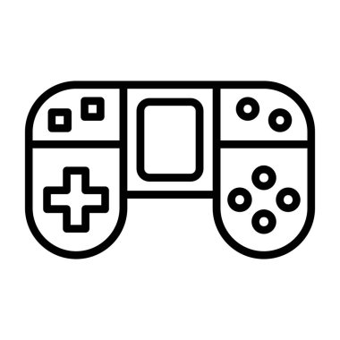 oyun oyun çubuğu simgesi, vektör çizim 