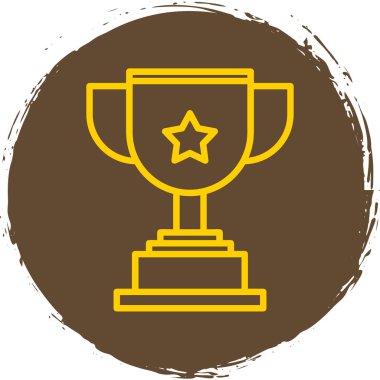 kupa vektör illüstrasyonu, simge ögesi arkaplanı                       