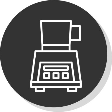 blender. Web simgesi basit illüstrasyon