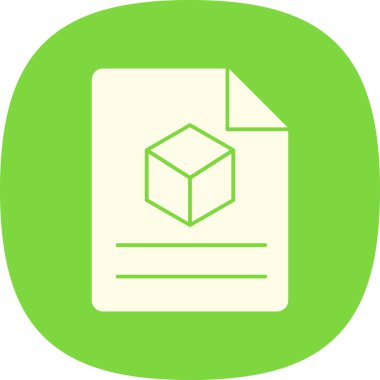 belge dosya simgesi düz biçimli