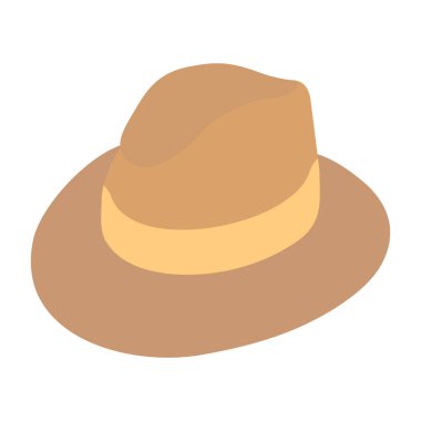 Şapka. Web simgesi basit illüstrasyon 