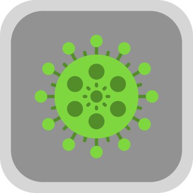 Virüs ikonu vektör illüstrasyonu