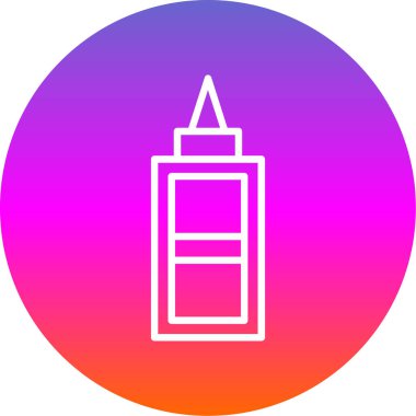 Düzeltme sıvısı. Web simgesi basit illüstrasyon