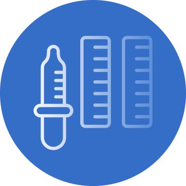 test simgesi vektör illüstrasyonu