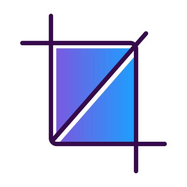 Kırpma işareti vektör illüstrasyonu