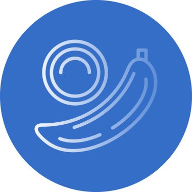 muz ikonu vektör çizimi