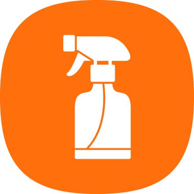 sprey şişe kutsal kişilerin resmi, vektör çizim