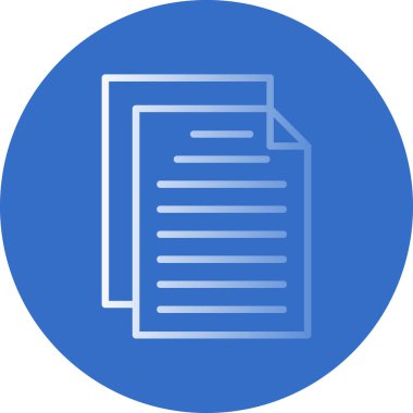 Belge. Web simgesi basit tasarım