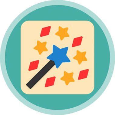 Yıldız. Web simgesi basit illüstrasyon