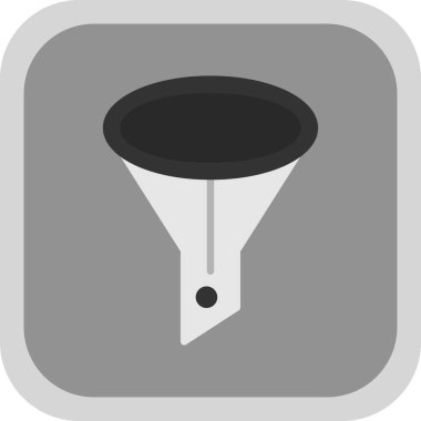 modada izole edilmiş arkaplanda huni simgesi 