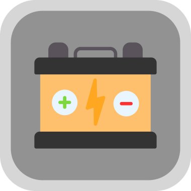 Pil. Web simgesi basit tasarım                       