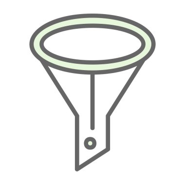 modada izole edilmiş arkaplanda huni simgesi 