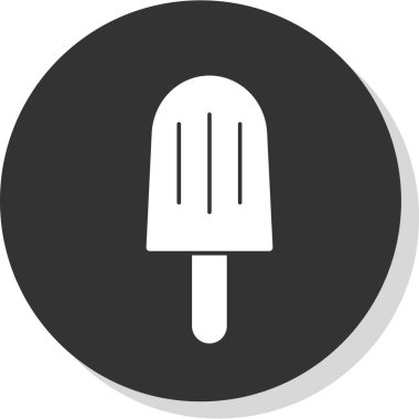 dondurma ikonu vektör illüstrasyonu