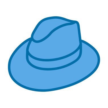 Şapka. Web simgesi basit illüstrasyon 