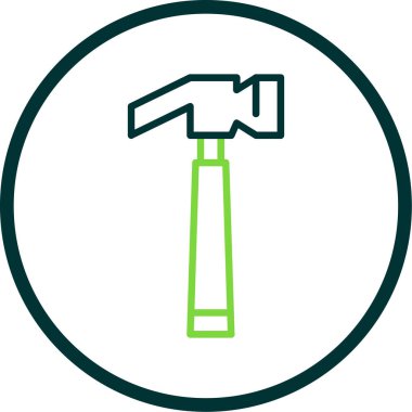 Basit düz çekiç vektör çizimi