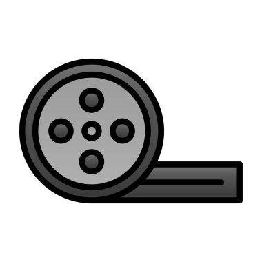 video simgesi vektör illüstrasyonu